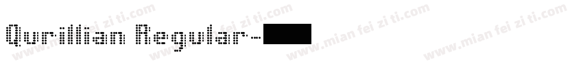 Qurillian Regular字体转换